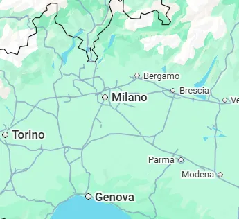 Milan map